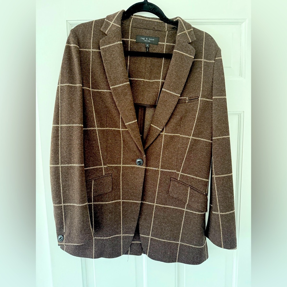 Rag & Bone Brown Blazer Size 6